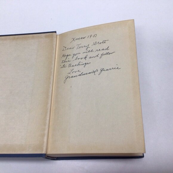 Holy Bible KJV King James Version Oxford Self Pronouncing Topaz Vintage 1950s - Picture 4 of 13